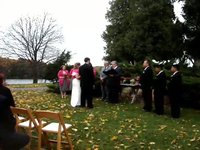 Wedding of Anne Kern and Aaron Barrett October 24, 2009