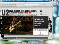 U2 on YouTube (sample)