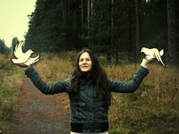 Girl with birds(Jūratė)