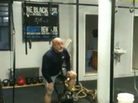 Jacinto's 85# weighted pull-up!
