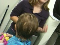 Nola Faye's First Haircut