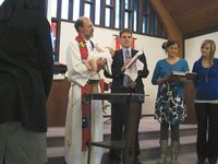 Sophia's baptism, Oct 25, 2009