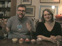Fork Off 1: Phillies cupcake