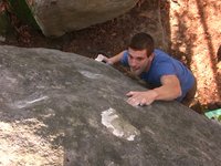 Escalade en forêt de Fontainebleau : "Geek" et "Le Danseur"