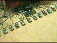 twelve tiny drum machines