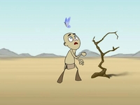 Caveboy Vs Butterfly