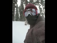 Brett takes some pow runs at North Star