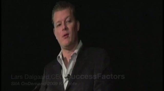 Lars Dalgaard Keynote Clip - SIIA OnDemand 2009