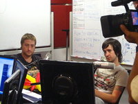 The All-American Rejects in hitz.fm studio