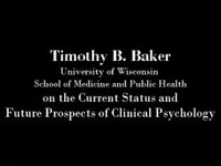 Current Status and Future Prospects of Clinical Psychology