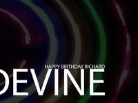 HAPPY BIRTHDEVINE