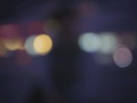 Sidewalk at night