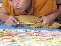 video tanka - sand mandala