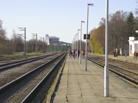 Time-lapse photography, train, Sigulda, Latvia