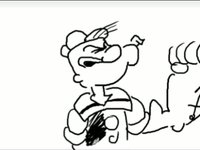 Popeye Digital Sketch