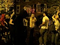 Zombie March on Lamont Street