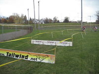 vets park elite men barriers first lap