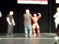 Alexey Lesukov posing with Fan at Body-Xtreme Invitational 2009