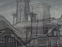 2 charcoal paintings - Antwerp North harbor 1500kbps