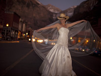 sasha + michael made for t.v. wedding