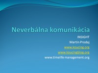 Neverbálna komunikácia