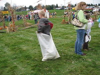Harvest Fair Sack race