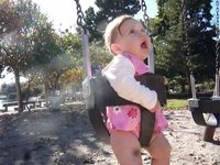 Bronwen on swing again