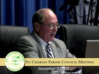 St. Charles Parish Council Meeting for November 2, 2009