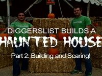 DiggersList Builds a Haunted House - Part 2: Building and Scaring!