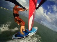 Clew-Mount Camera Windsurfing in Florida