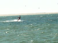 Martin en double backloop à Dakhla