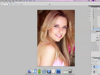 Retouching girl #2