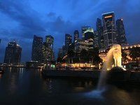 Singapore and the Merlion: 5d MkII and 7d Timelapse and Video Test
