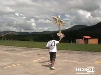 Bruninho Voando o Flip3D da Kyosho