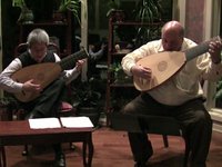 Gavotte from the Lute Duet in C Major by Losy for Baroque Lutes