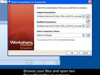 Using Workshare Compare for PowerPoint