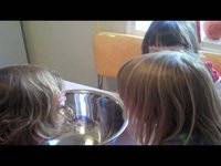 Audrey's 3rd Birthday - Making Pumpkin Pie
