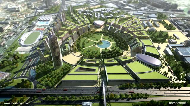 Video of a proposed development for Sofia Bulgaria