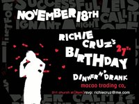 November 18th (Richie Cruz. Not Drake.)