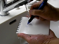 write in water