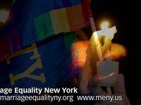 NYC - Lighting the Way to Equality, Marriage Equality New York / 2009-11-09 / SML