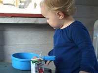 making rock and muffin soup