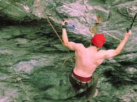 Sweet Line: Dry tooling in Le Zoo.