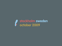 Stockholm 2009