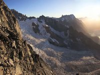 Ascent of the Peuterey Integral on the Mont Blanc