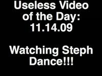 Useless Video of the Day: 11.14.09