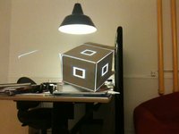 Projecting 2D in 3D - Cube