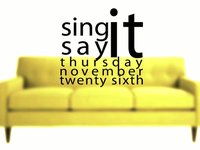Sing It Say It
