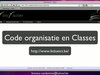 ikdoeict.be — webtechnieken2 — workshop3 — 08. code organisatie en classes
