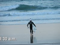Surf con amigos en El Palmar